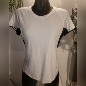 Reebok White with Black Trim Tshirt